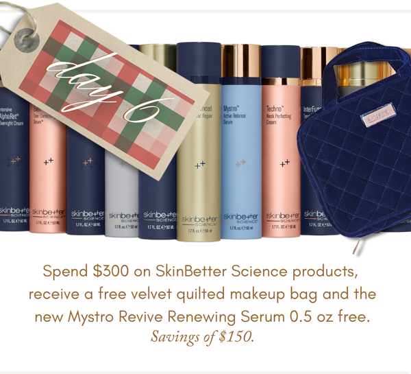 SkinBetter Velvet Makeup Bag with Mystro Revive .5oz