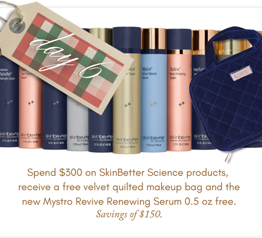 SkinBetter Velvet Makeup Bag with Mystro Revive .5oz